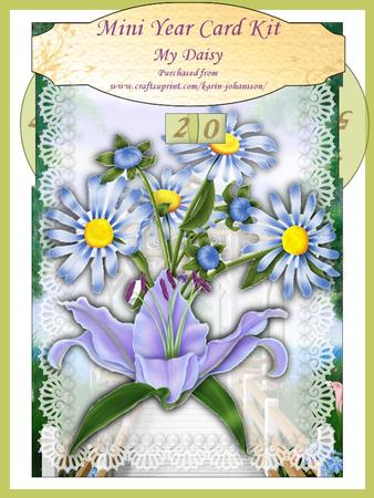 My Daisy- Year Card