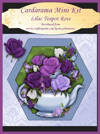 Lilac Teapot Rose - Cardarama