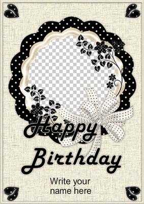 Creamy Black Birthday Dot's