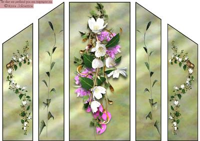 Theatre Fold Card - Flower Part 1