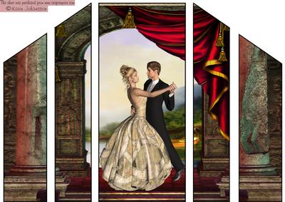 Theatre Fold Card - Romance 1