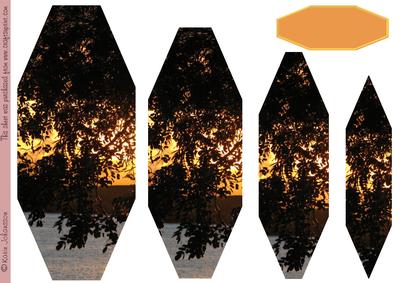 Theatre Fold Card - Sunset 2