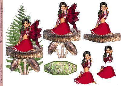 Theatre Fold Card - Fairy 2