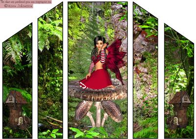 Theatre Fold Card - Fairy 1