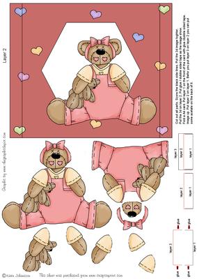 Girl Teddy Cardarama Part 1