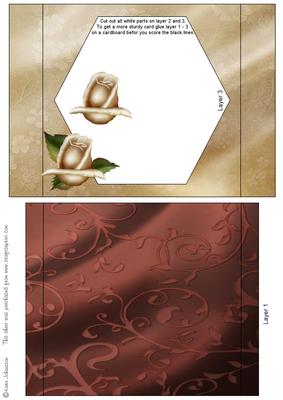Purple and Cream Rose Cardarama Part 2