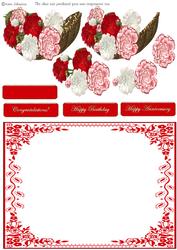 Carnations Year Card Part 2