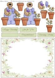 Garden Bear - Year Card Part 2