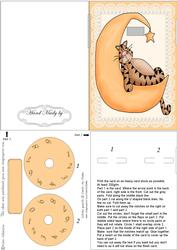 Cat in the Moon -year Card Part 1
