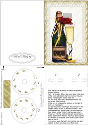 Bottle and Glas -year Card Part 1