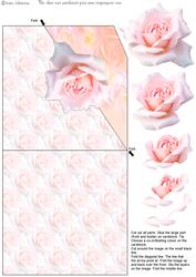 Pink Rose - Corner Fold Back
