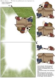 Sport - Coner Fold Back Cards