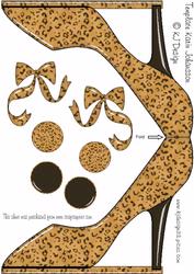 Shoe Wiht Animal Print