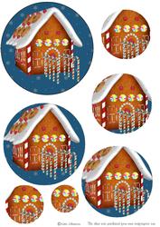Gingerbred House Circle Pyramid