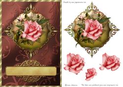 Pink Rose Card Front