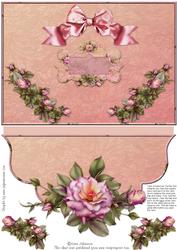 Envelope Card with a Beautiful Rose