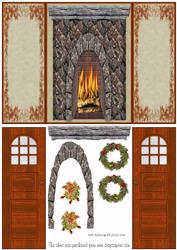 Gatefold Fireplace
