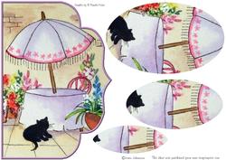 Parasol and Cat