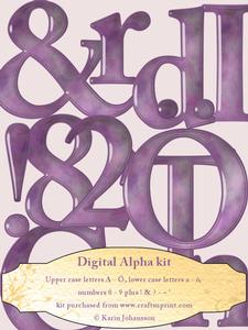 Light Purple Marble Alpha