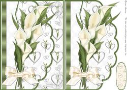 Calla Wedding Envelop Card