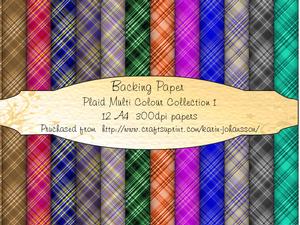 Plaid Multi Colour Collection 1