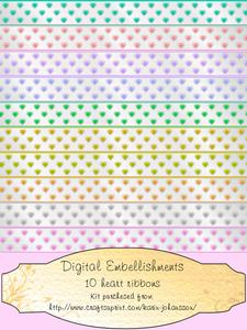 Heart Dot Ribbon