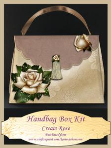 Cream Rose - Handbag Box