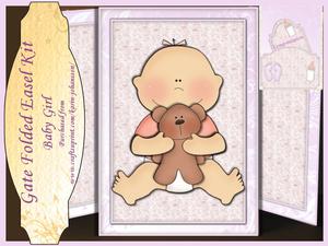 Baby Girl - Gate Folded Easel