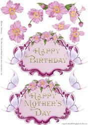 Floral - Envelope Card Part 2