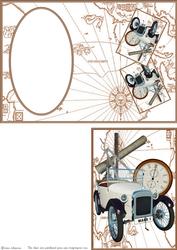 Traveling in Time - Print & Fold