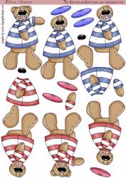 Freesbie Bears - 2 in One