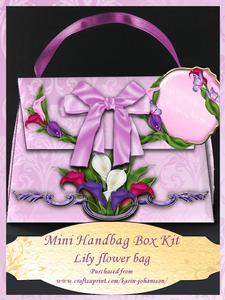 Lily Flower Bag- Handbag Box