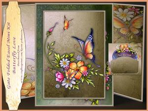 Butterfly Love - Gate Folded Easel