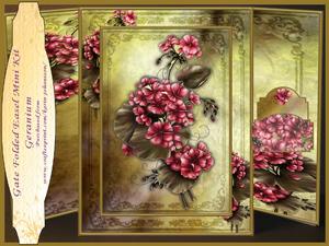Geranium - Gate Folded Easel