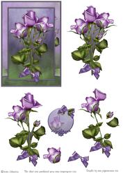Lilac Bouquet of Roses