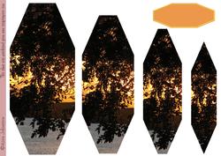 Theatre Fold Card - Sunset 2