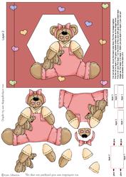 Girl Teddy Cardarama Part 1