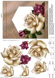 Purple and Cream Rose Cardarama Part 1