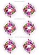 Roses and Butterfly - Glass Decoration