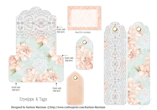 Tags Galore & Envelope with insert - Set 6