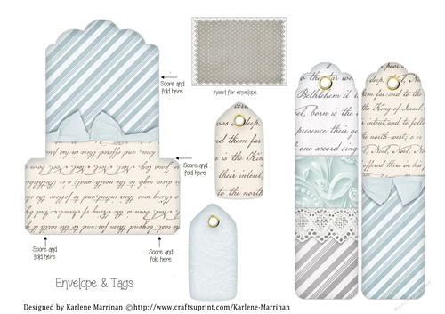 Tags Galore & Envelope with insert - Set 15