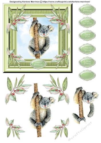 Koala Design 12 Card Topper