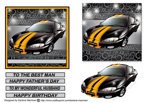 Showcase Sports Car - Male Topper