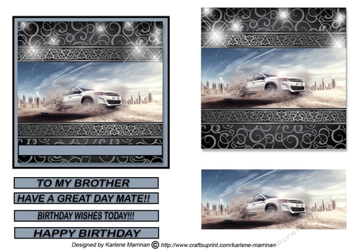 Showcase  Car - Male Topper - in the Desert