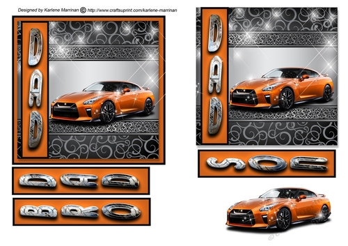 Showcase  Car - Male Topper - Overly Orange