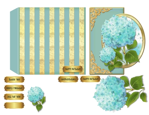 A Touch of Gold Elegance Card Topper 2