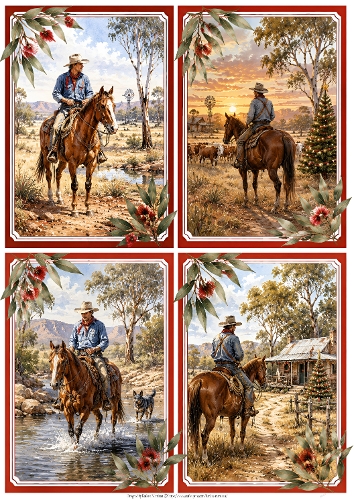 Christmas in the Outback Toppers