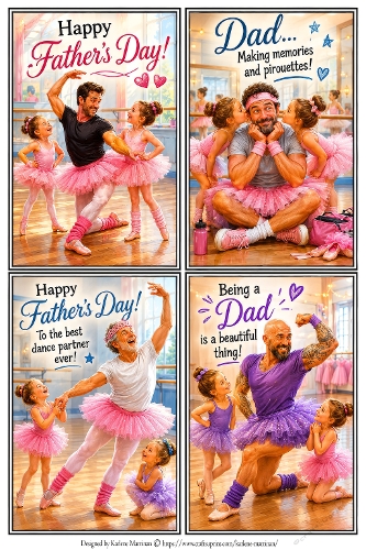Tutus, Twirls & Fathers Day Smiles Toppers