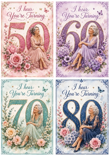 Beautiful at Every Age – Milestone Birthday Ladies Collection - 1