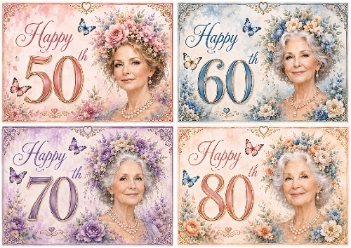 Beautiful at Every Age – Milestone Birthday Ladies Collection - 2